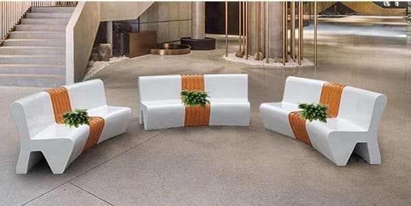 Curved Sofa/Chair DKY824