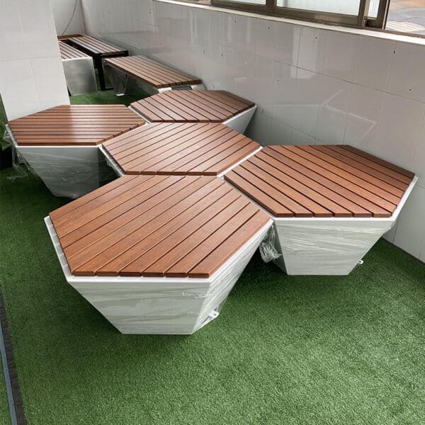 Hexagon Bench Seats DKY700