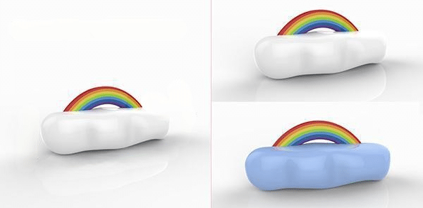 Rainbow Cloud Outdoor Benches DKY705