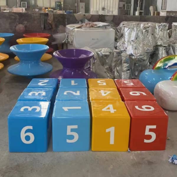 Letter/Number Stools - Square DKY151/Y022